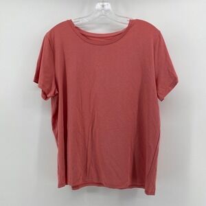 State of Day Intimates Sea Coral Cotton T-Shirt Women Large NWT